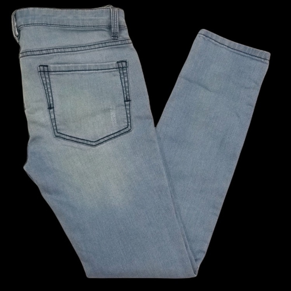 BCBGMaxaria Liliana Terribl Two Y2K Denim Skinny Jeans sz 29